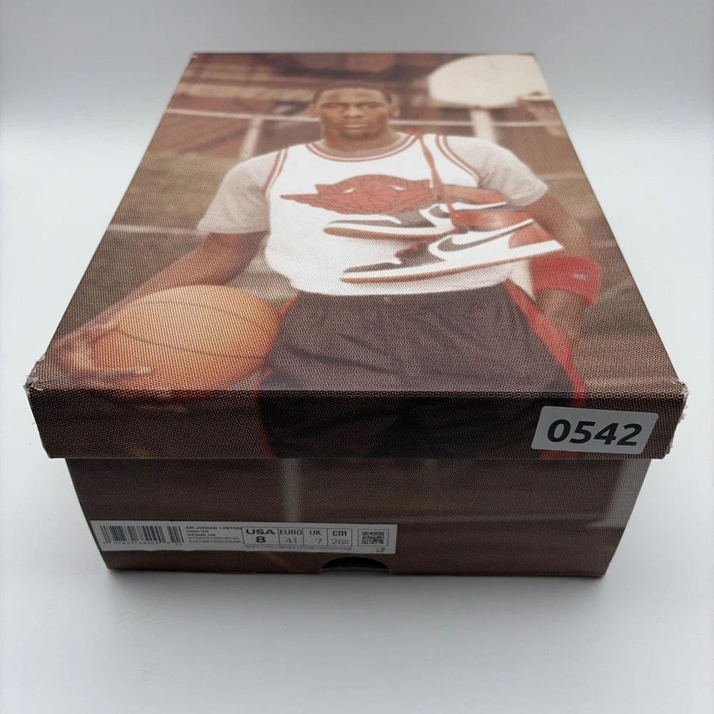 Size 8 - Air Jordan 1 Retro OG High Black Toe Reimagined (DZ5485-106)